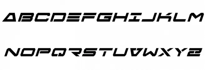 Free Agent Bold Italic फ़ॉन्ट अपरकेस