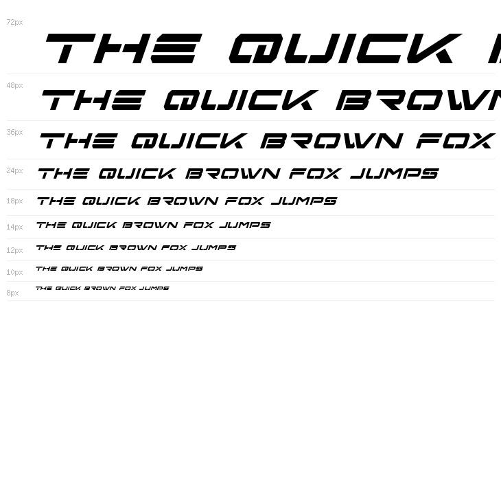 Free Agent Bold Italic Waterfall