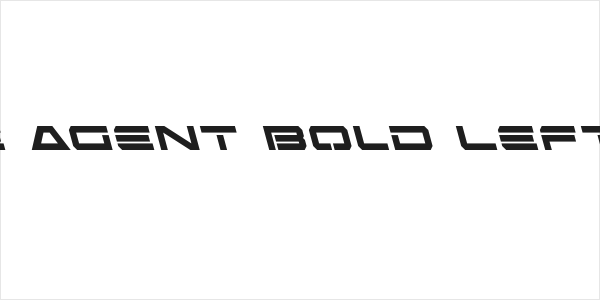 Free Agent Bold Leftalic Logo