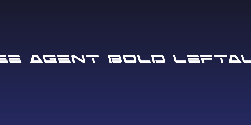 Free Agent Bold Leftalic Social Header