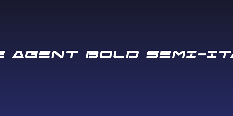 Free Agent Bold Semi-Italic Social Header