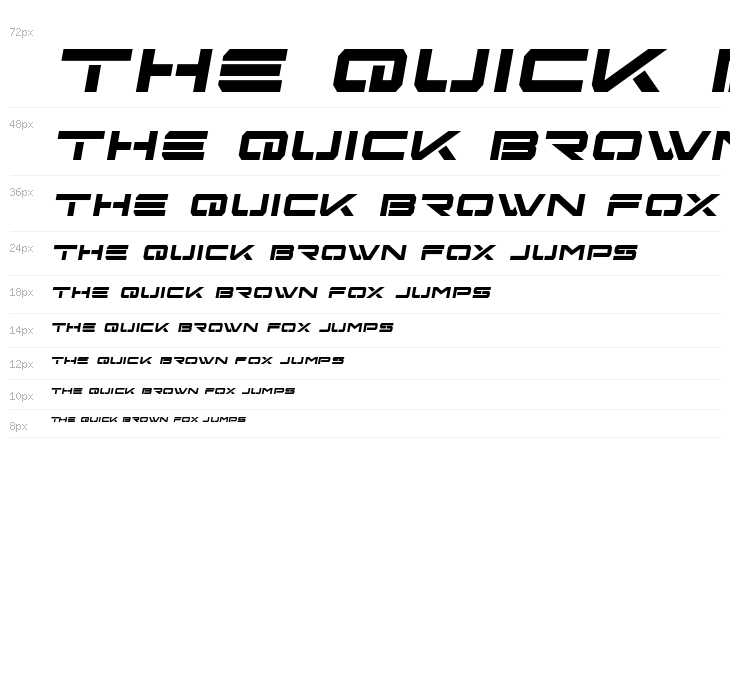 Free Agent Bold Semi-Italic Waterfall