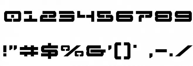 Free Agent Bold Font OTHER CHARS