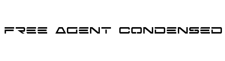 Free Agent Condensed  Frei Schriftart Herunterladen