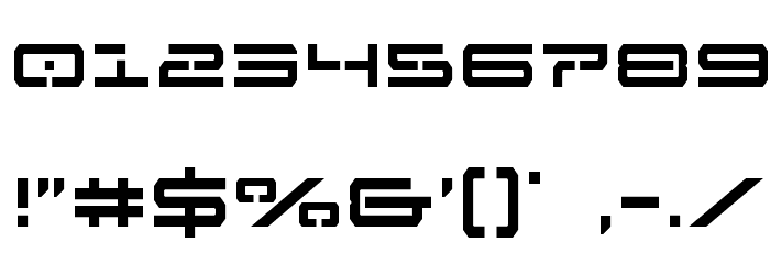 Free Agent Condensed Font OTHER CHARS