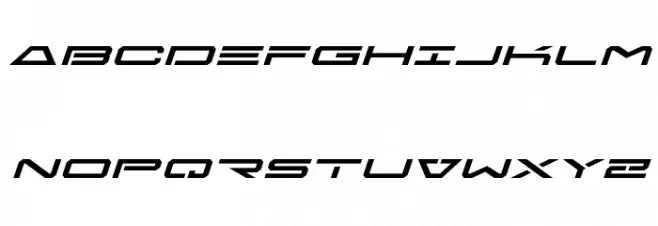 Free Agent Expanded Italic Polices MAJUSCULES