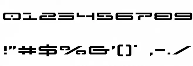 Free Agent Expanded フォント その他の文字