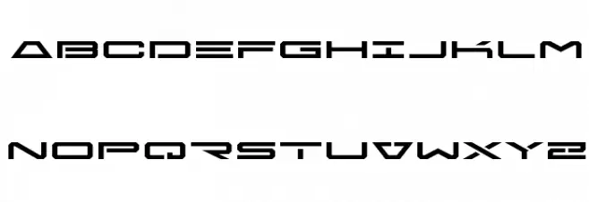 Free Agent Expanded Font UPPERCASE