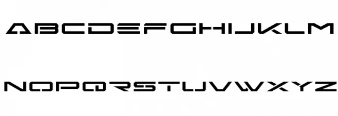 Free Agent Expanded フォント 小文字