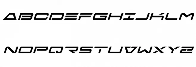 Free Agent Italic 字体 大写