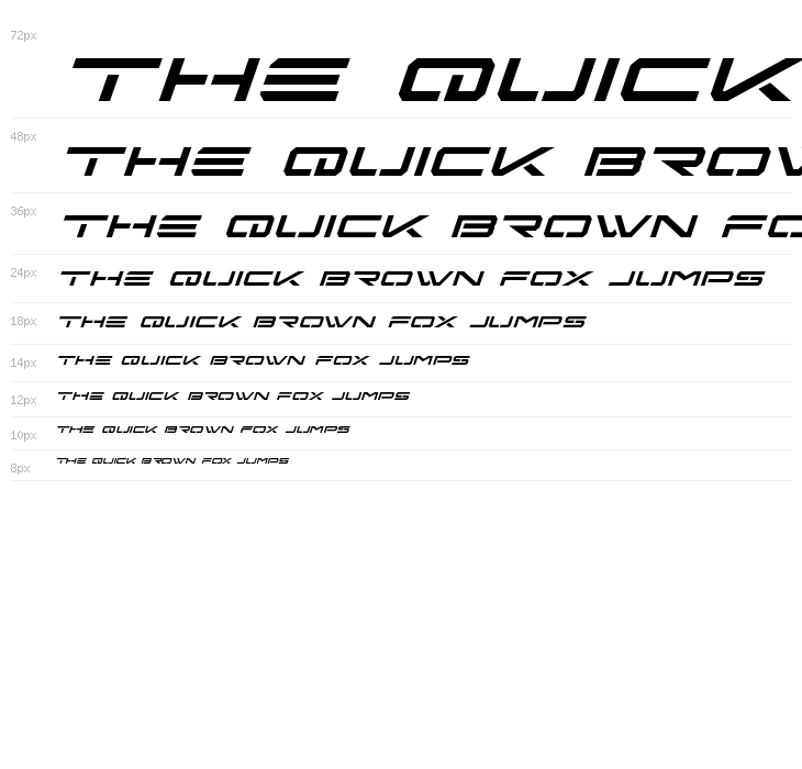 Free Agent Italic Waterfall