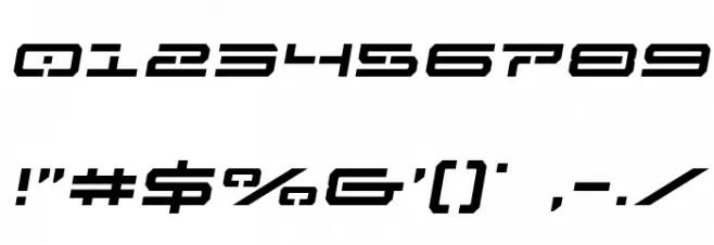 Free Agent Semi-Italic Font OTHER CHARS