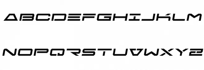 Free Agent Semi-Italic Шрифта ВЕРХНИЙ