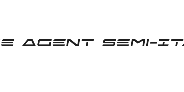 Free Agent Semi-Italic Logo