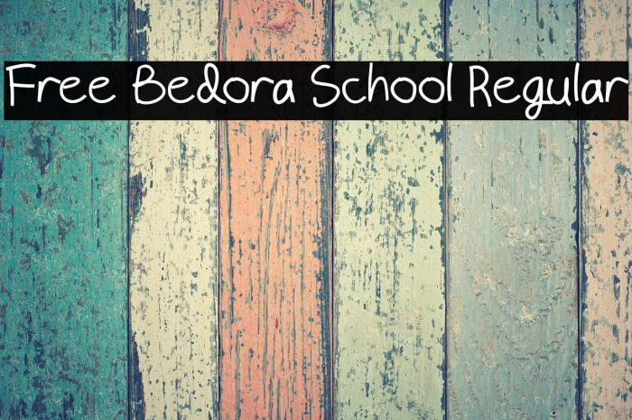 Free Bedora School Regular Example 3