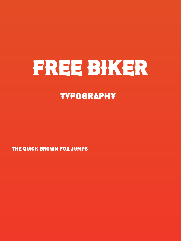 Free Biker Poster
