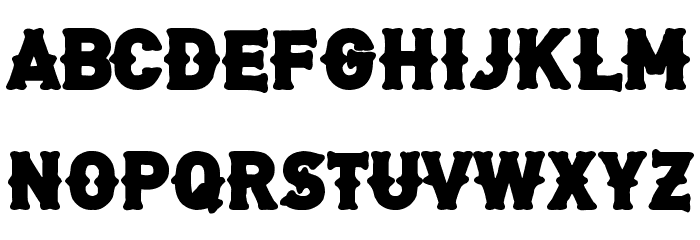 Free Biker Font LOWERCASE