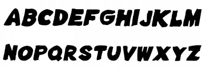 Free Cheese Italic Schriftart Groß
