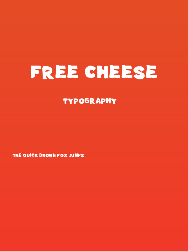 Free Cheese Poster