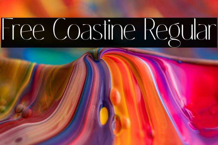 Free Coastine Regular Example 1