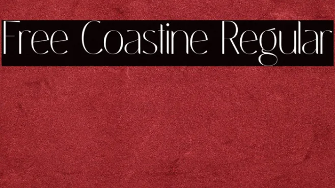 Free Coastine Regular Example 2