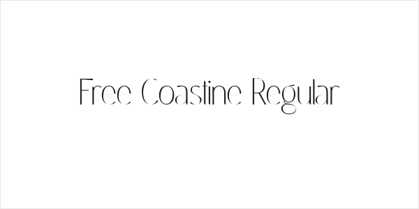 Free Coastine Regular Logo
