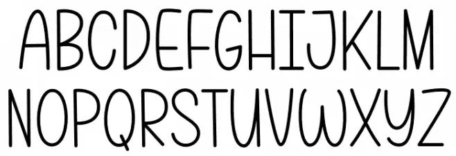 Free Holiday Шрифта ВЕРХНИЙ
