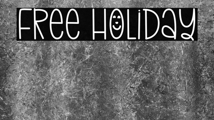 Free Holiday Example 2