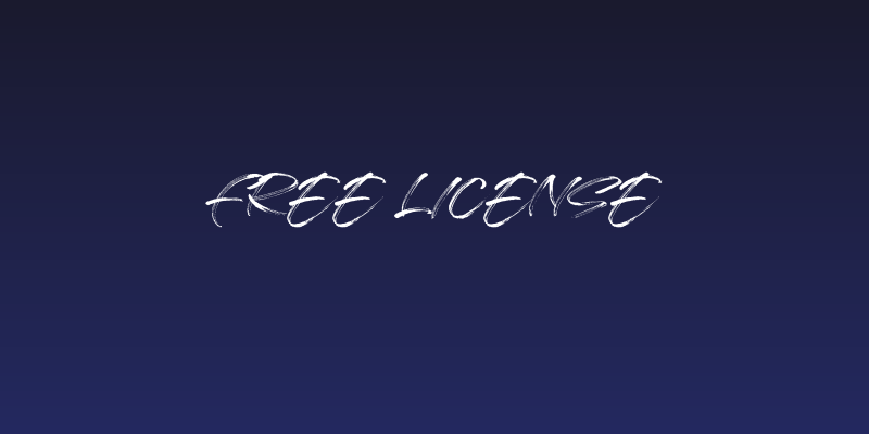 Free License Social Header
