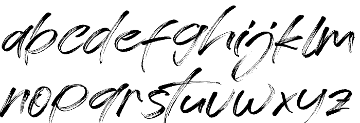 Free License Font LOWERCASE