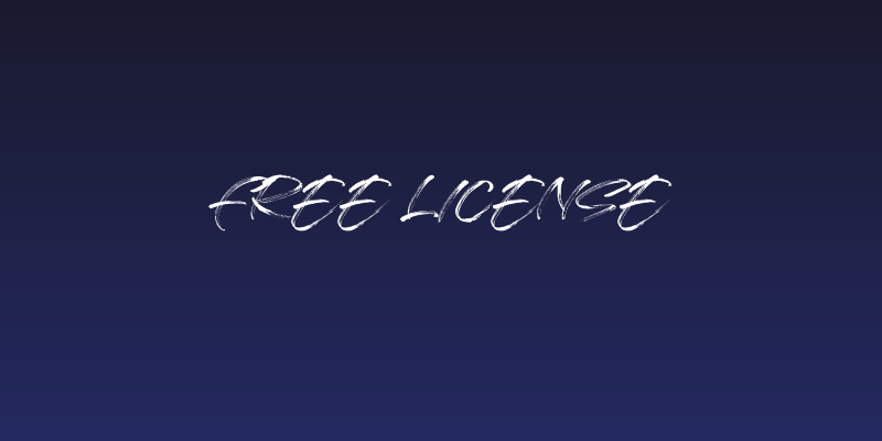 Free License Social Header