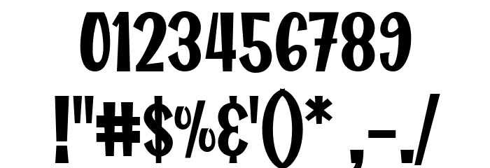 Free Monday Font OTHER CHARS