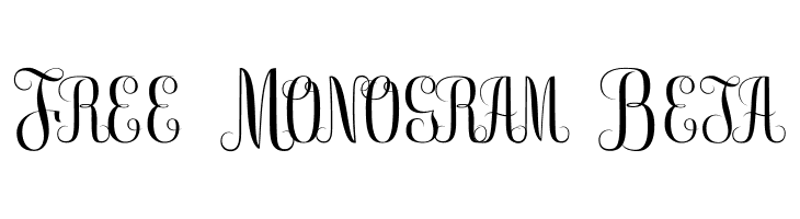 Free Monogram Beta  baixar fontes gratis