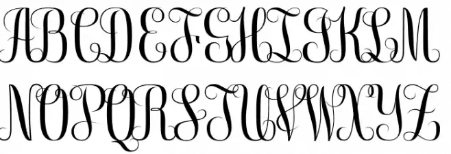 Free Monogram Beta फ़ॉन्ट लोअरकेस