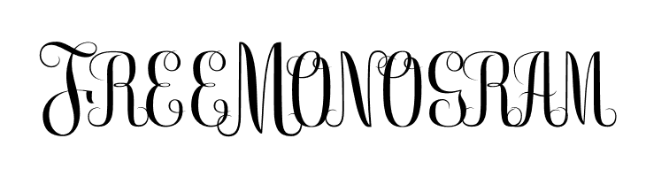 Free Monogram  免费字体下载