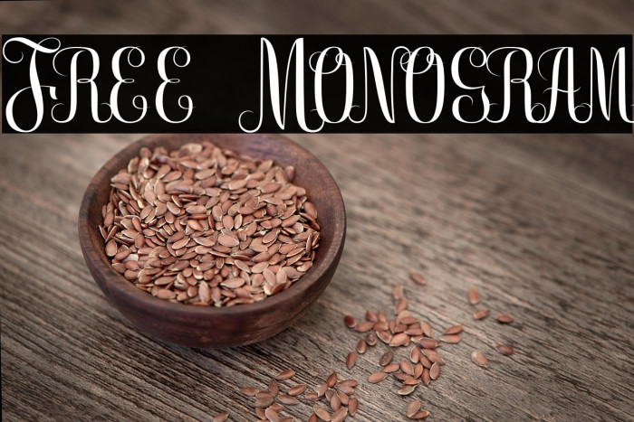 Free Monogram Example 3