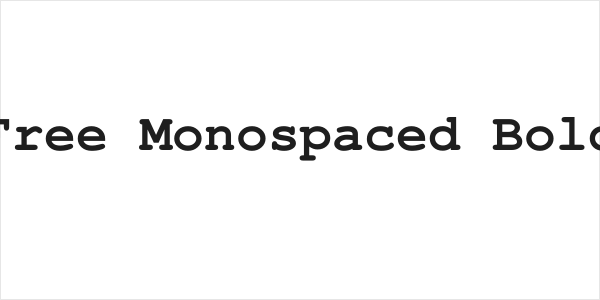 Free Monospaced Bold Logo