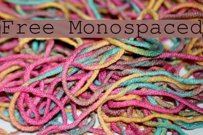 Free Monospaced Font examples