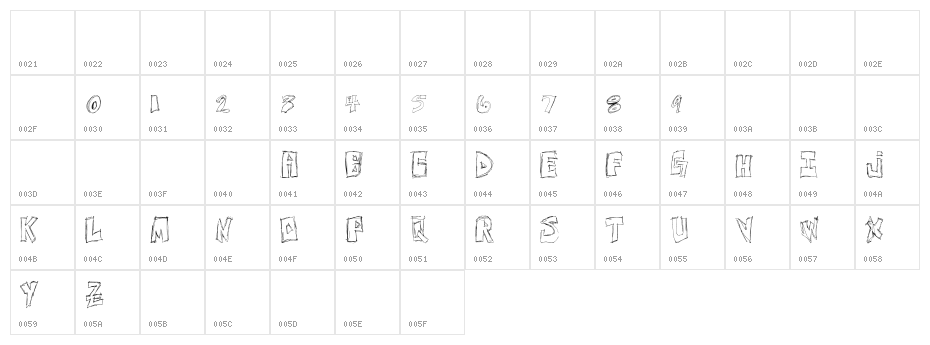 Free Nights and Weekends Character Map