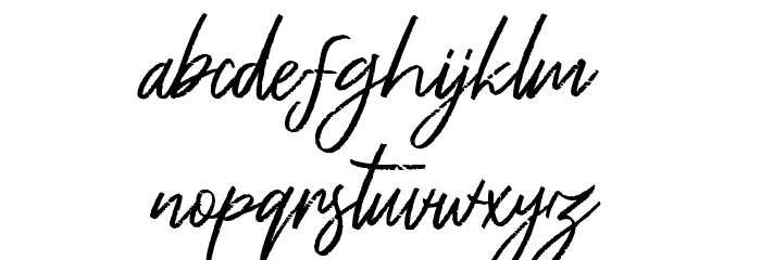 Free Pen フォント 小文字