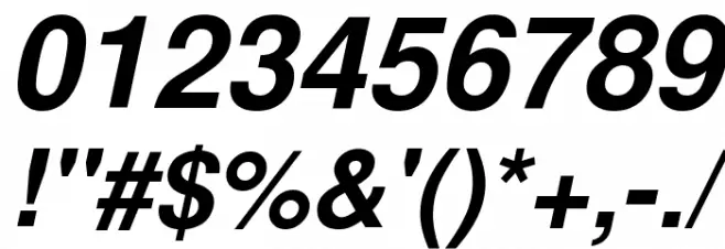 Free Sans Bold Oblique Font OTHER CHARS