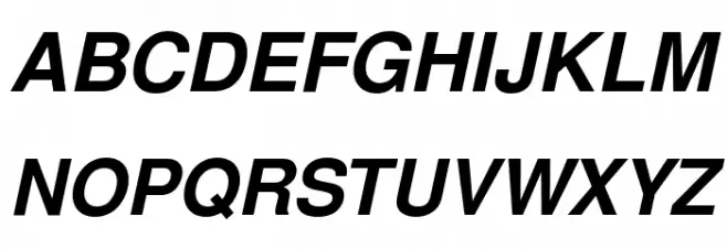 Free Sans Bold Oblique Fonte MAIÚSCULAS