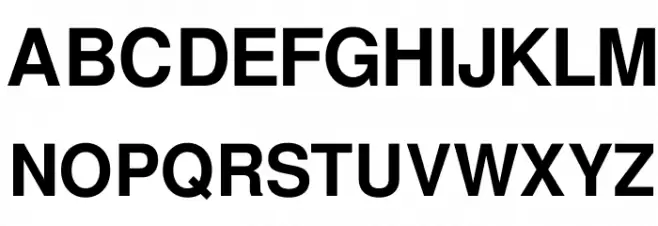 Free Sans Bold Schriftart Groß