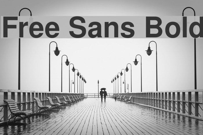 Free Sans Bold Font examples