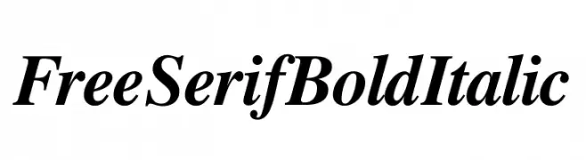 Free Serif Bold Italic  Скачать бесплатные шрифты