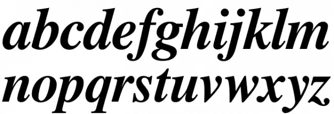 Free Serif Bold Italic फ़ॉन्ट लोअरकेस