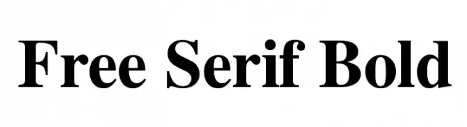 Free Serif Bold  Скачать бесплатные шрифты