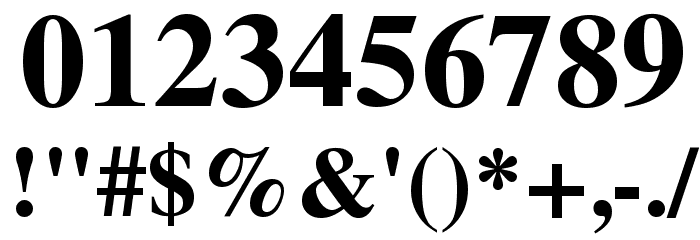 Free Serif Bold Font OTHER CHARS