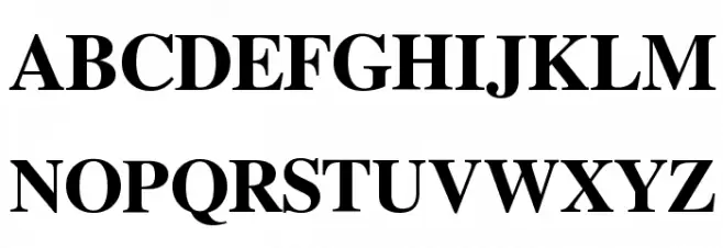 Free Serif Bold Fonte MAIÚSCULAS