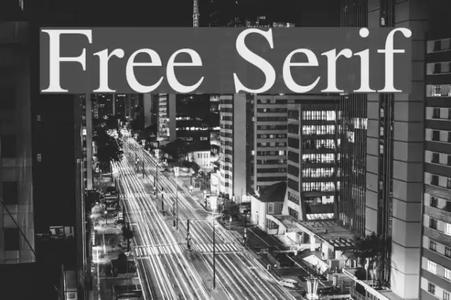 Free Serif Font examples